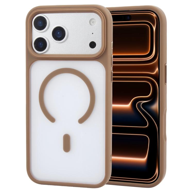 Estuche para teléfono MagSafe esmerilado con sensación de piel de la serie Jazz de GEBEI, For iPhone 17 Pro Max, For iPhone 17 Pro, For iPhone 17, For iPhone Air