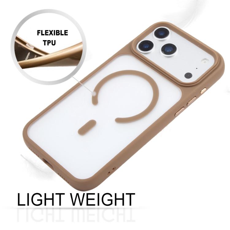 Estuche para teléfono MagSafe esmerilado con sensación de piel de la serie Jazz de GEBEI, For iPhone 17 Pro Max, For iPhone 17 Pro, For iPhone 17, For iPhone Air
