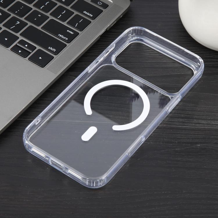 Estuche de acrílico transparente para teléfono GEBEI Jazz Series MagSafe, For iPhone 17 Pro Max, For iPhone 17 Pro, For iPhone 17, For iPhone Air