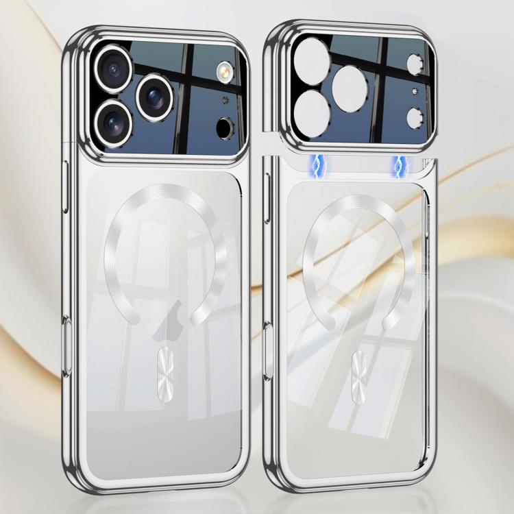 Funda magnética para teléfono MagSafe con empalme fantasma mediante galvanoplastia GKK, For iPhone 17 Pro Max, For iPhone 17 Pro