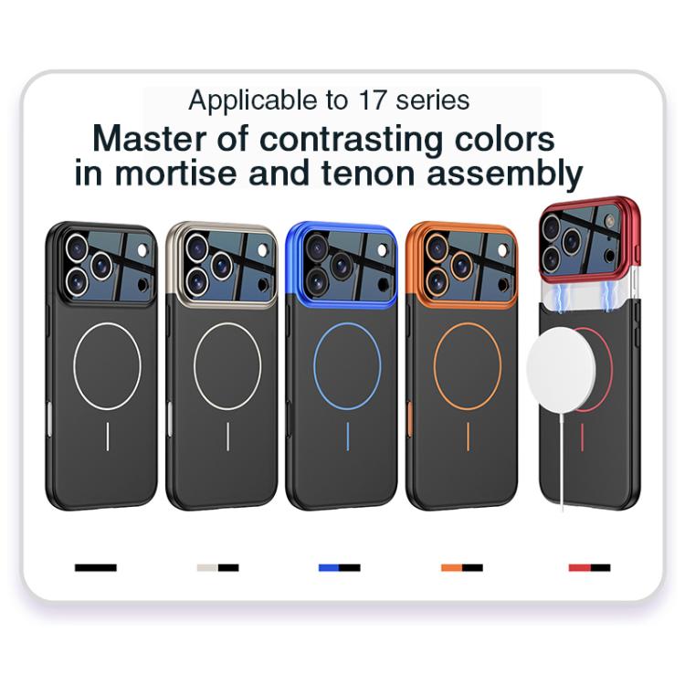 Funda magnética para teléfono GKK Color Master Splicing MagSafe, For iPhone 17 Pro Max