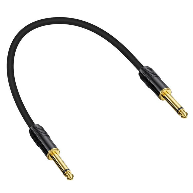 Cable de audio mono macho a macho de 6,35 mm para mezclador, 0.5m, 1m, 1.5m, 2m, 3m, 5m, 10m, 15m, 20m