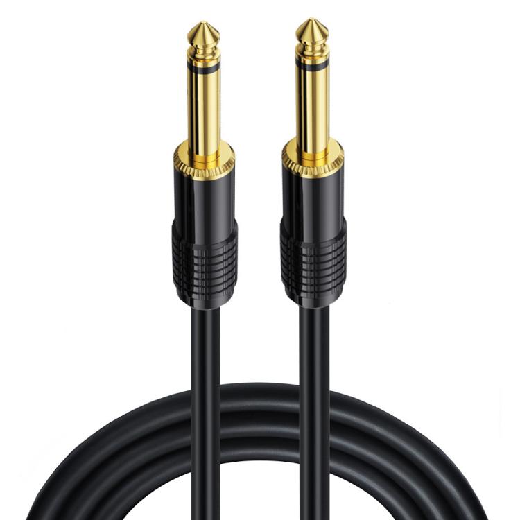 Cable de audio mono macho a macho de 6,35 mm para mezclador, 0.5m, 1m, 1.5m, 2m, 3m, 5m, 10m, 15m, 20m