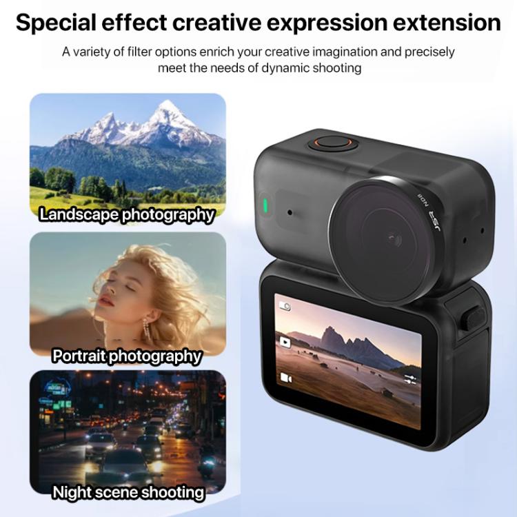 Filtro de lente para DJI Osmo Nano JSR Serie LH, UV, CPL, ND8, ND16, ND32, ND64, ND8PL, ND16PL, ND32PL, ND64PL, STAR, NIGHT, Black Mist 1/4, 3 in 1 ND8/16/32, 4 in 1 CPL ND8/16/32, 4 in 1 ND8/16/32/64, 4 in 1 ND8-64PL, 6 in 1 ND8-64 CPL UV             ...
