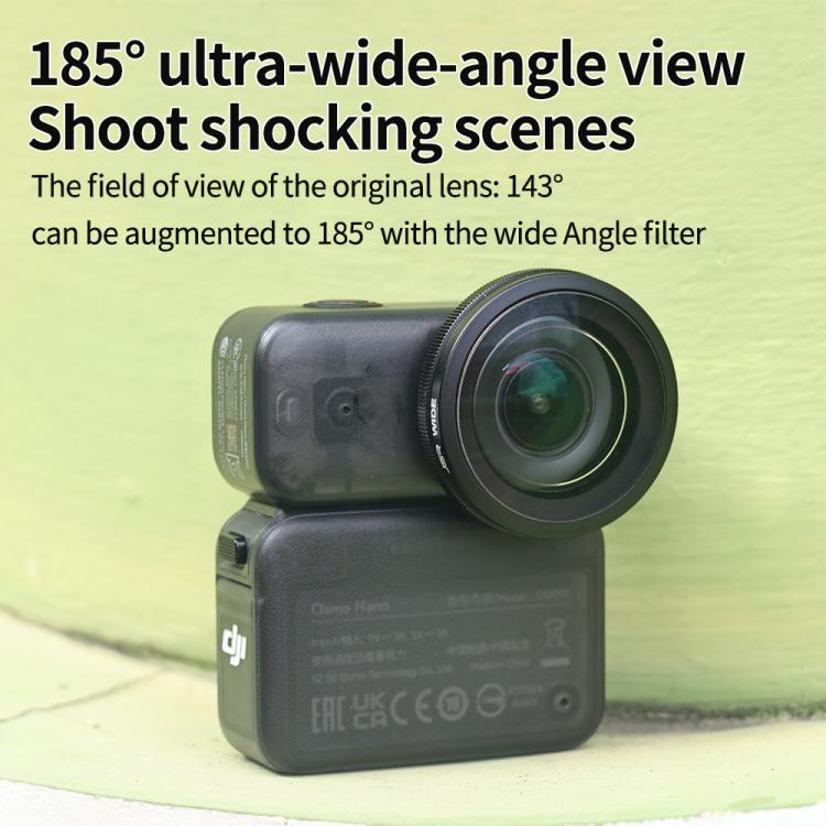 Filtro de lente JSR para DJI Osmo Nano, Wide Lens, Wide Lens + Mini Tripod, Wide Lens + Macro 10X, 5 in 1 Wide CPL ND8/16/32, 4 in 1 Wide ND8/16/32, 5 in 1 Wide ND8/16/32/64PL, 9 in 1 Wide Mixed Filter