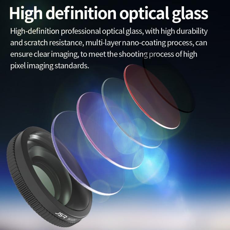Filtro de lente JSR para DJI Osmo Nano, Wide Lens, Wide Lens + Mini Tripod, Wide Lens + Macro 10X, 5 in 1 Wide CPL ND8/16/32, 4 in 1 Wide ND8/16/32, 5 in 1 Wide ND8/16/32/64PL, 9 in 1 Wide Mixed Filter