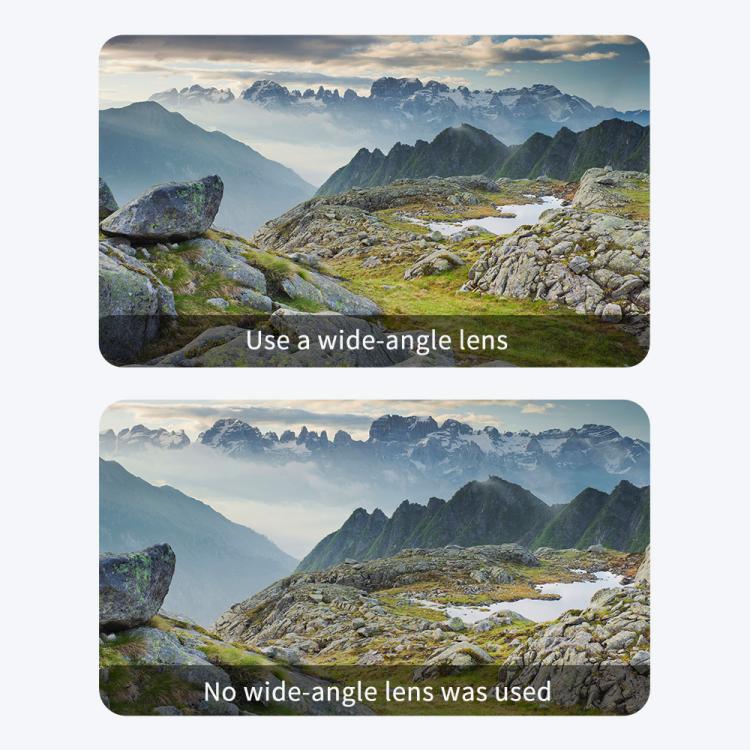 Filtro de lente JSR para DJI Osmo Nano, Wide Lens, Wide Lens + Mini Tripod, Wide Lens + Macro 10X, 5 in 1 Wide CPL ND8/16/32, 4 in 1 Wide ND8/16/32, 5 in 1 Wide ND8/16/32/64PL, 9 in 1 Wide Mixed Filter