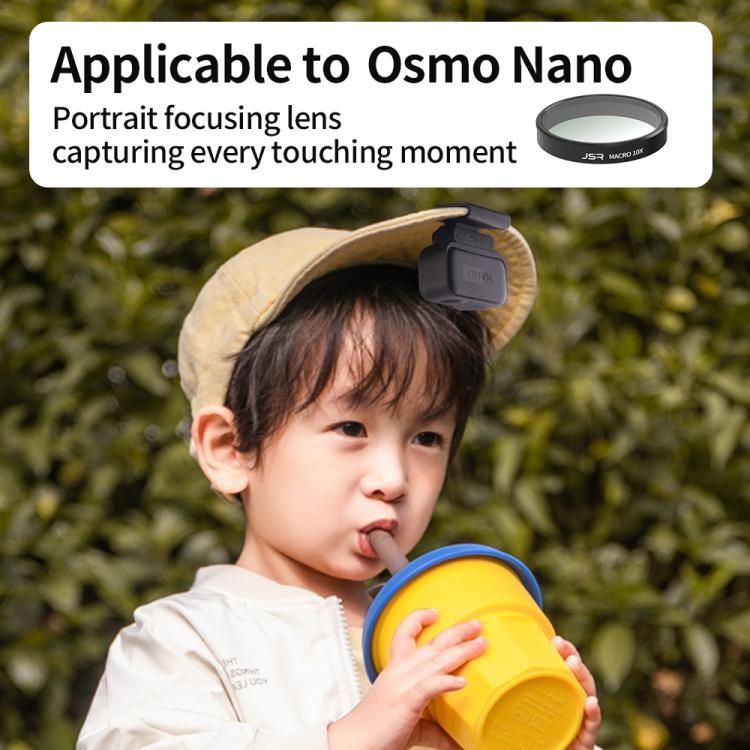 Filtro para lente macro DJI Osmo Nano 10X, Single Filter, Macro + Mini Tripod