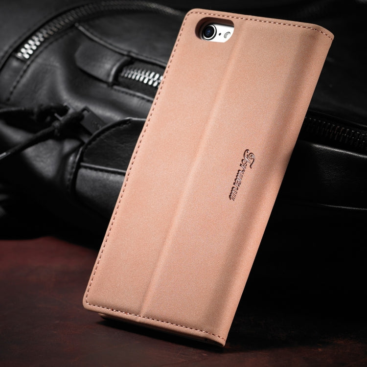 Forwenw F1 Series Matte Strong Magnetism Funda de cuero con tapa horizontal con soporte y ranuras para tarjetas y billetera y marco de fotos, For iPhone 6 Plus / 6s Plus, For iPhone 6 / 6s, For iPhone 7 / 8, For iPhone SE (2020)                        ...