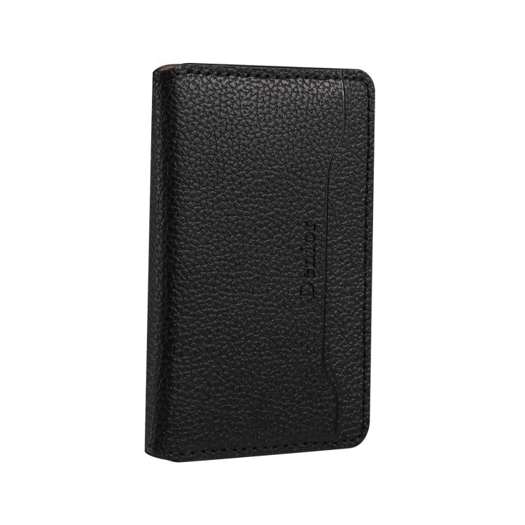 Cartera Denior V23 con textura de lichi y soporte MagSafe de piel para tarjetas., V23