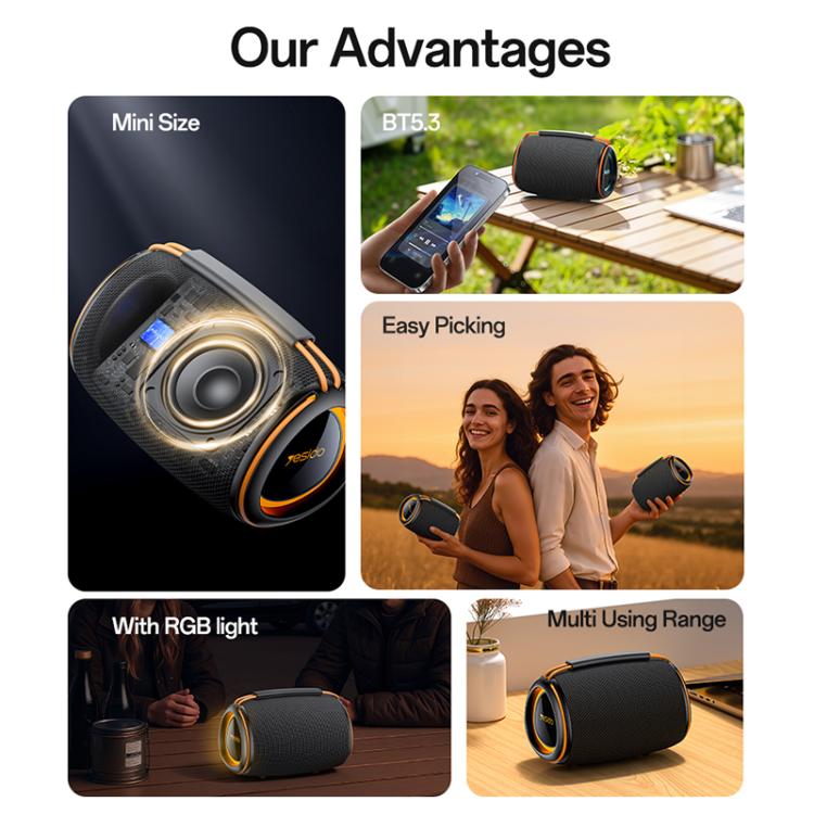 Altavoz Bluetooth portátil para exteriores Yesido YSW39 de 20 W, YSW39