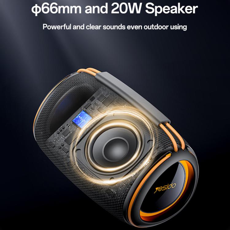 Altavoz Bluetooth portátil para exteriores Yesido YSW39 de 20 W, YSW39