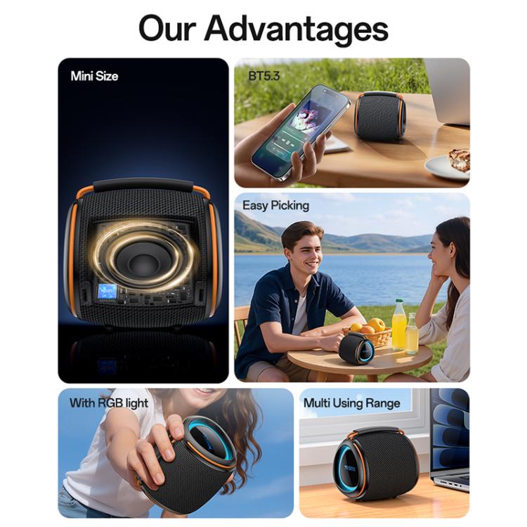 Altavoz Bluetooth portátil Yesido YSW40 de 8 W, YSW40