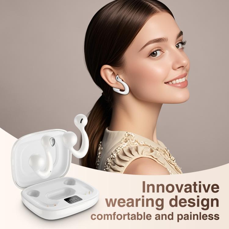 Auriculares deportivos inalámbricos Bluetooth Hileo HI83 con clip y cancelación de ruido.