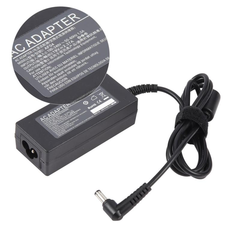 Adaptador de corriente de 45 W, 19 V, 2,37 A con puerto DC de 5,5 x 2,5 mm para Asus, EU Plug, US Plug, UK Plug, AU Plug
