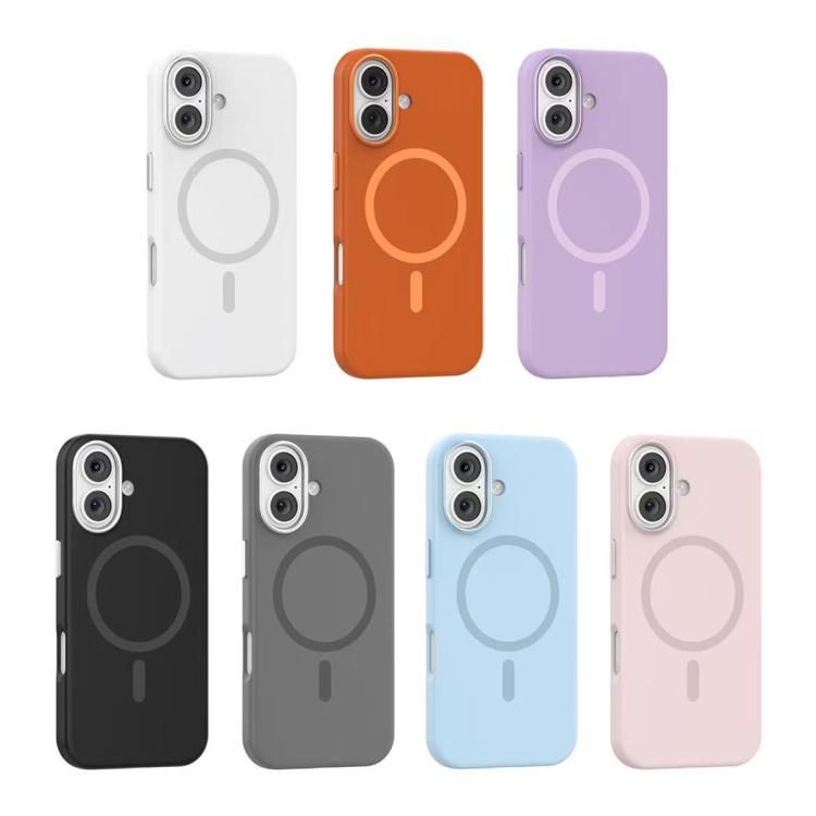 Funda para teléfono Mutural Karen Series de silicona líquida MagSafe, For iPhone 17, For iPhone Air
