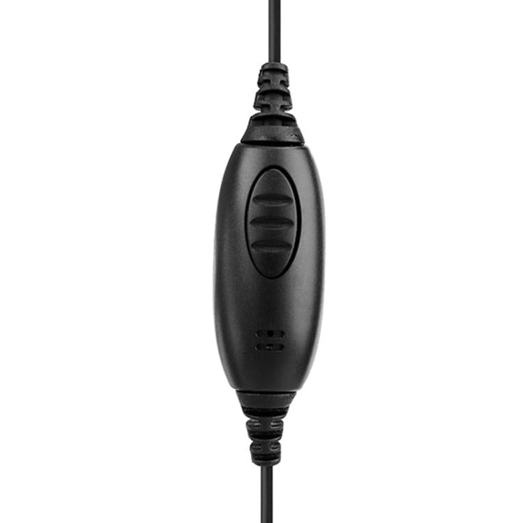 Auriculares con micrófono para walkie-talkie RETEVIS EE090Z de 1 pin para RETEVIS RT20, EE090Z
