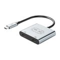 Adaptador convertidor de carga para gafas de realidad aumentada V77G 4K 60Hz USB-C / Tipo-C a doble Tipo-C, PD 100W, USB 3.0