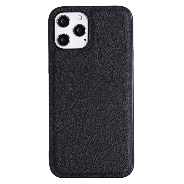 Estuche protector de cuero a prueba de golpes de cobertura total GEBEI, For iPhone 12 mini, For iPhone 12 / 12 Pro, For iPhone 12 Pro Max