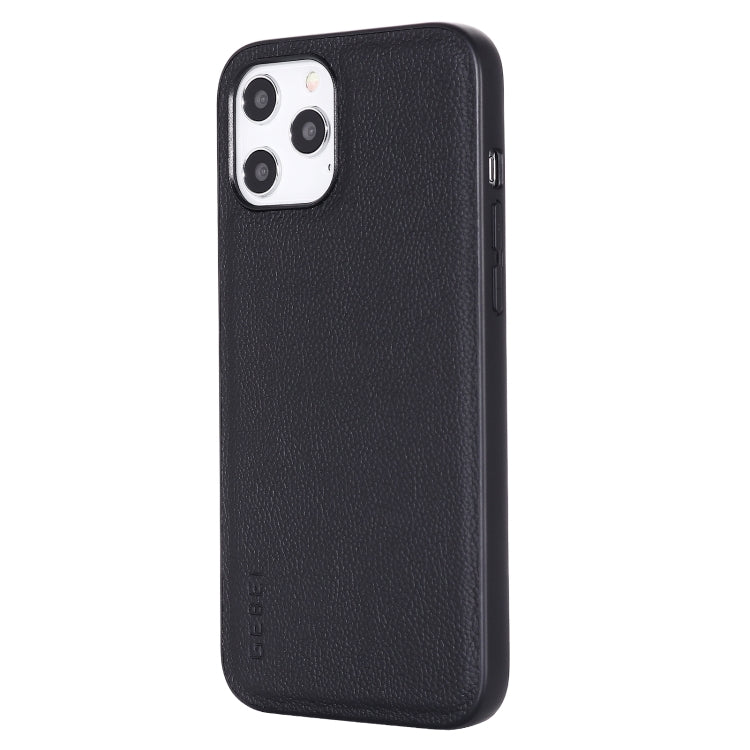 Estuche protector de cuero a prueba de golpes de cobertura total GEBEI, For iPhone 12 mini, For iPhone 12 / 12 Pro, For iPhone 12 Pro Max
