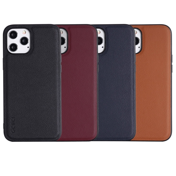 Estuche protector de cuero a prueba de golpes de cobertura total GEBEI, For iPhone 12 mini, For iPhone 12 / 12 Pro, For iPhone 12 Pro Max