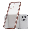Estuche protector a prueba de golpes GEBEI Plating TPU, For iPhone 12 mini, For iPhone 12 / 12 Pro, For iPhone 12 Pro Max