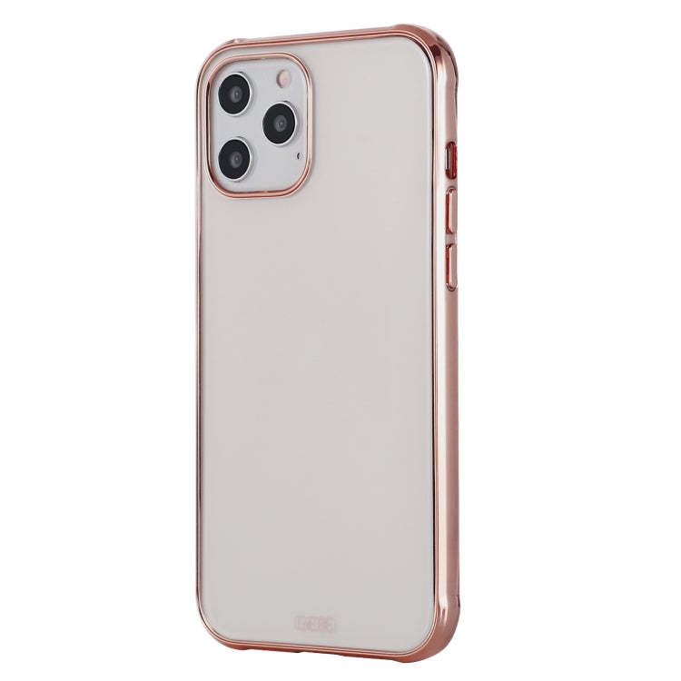 Estuche protector a prueba de golpes GEBEI Plating TPU, For iPhone 12 mini, For iPhone 12 / 12 Pro, For iPhone 12 Pro Max