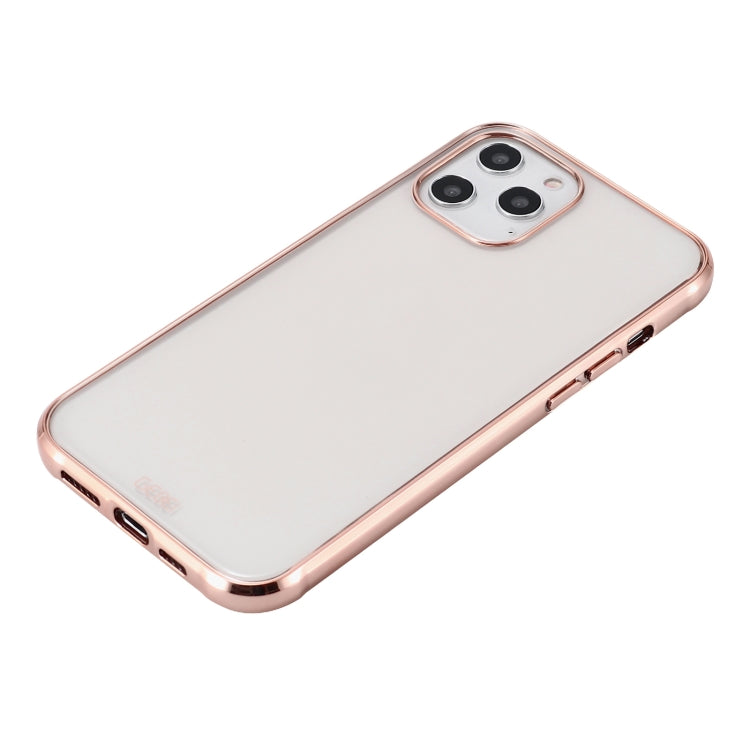 Estuche protector a prueba de golpes GEBEI Plating TPU, For iPhone 12 mini, For iPhone 12 / 12 Pro, For iPhone 12 Pro Max