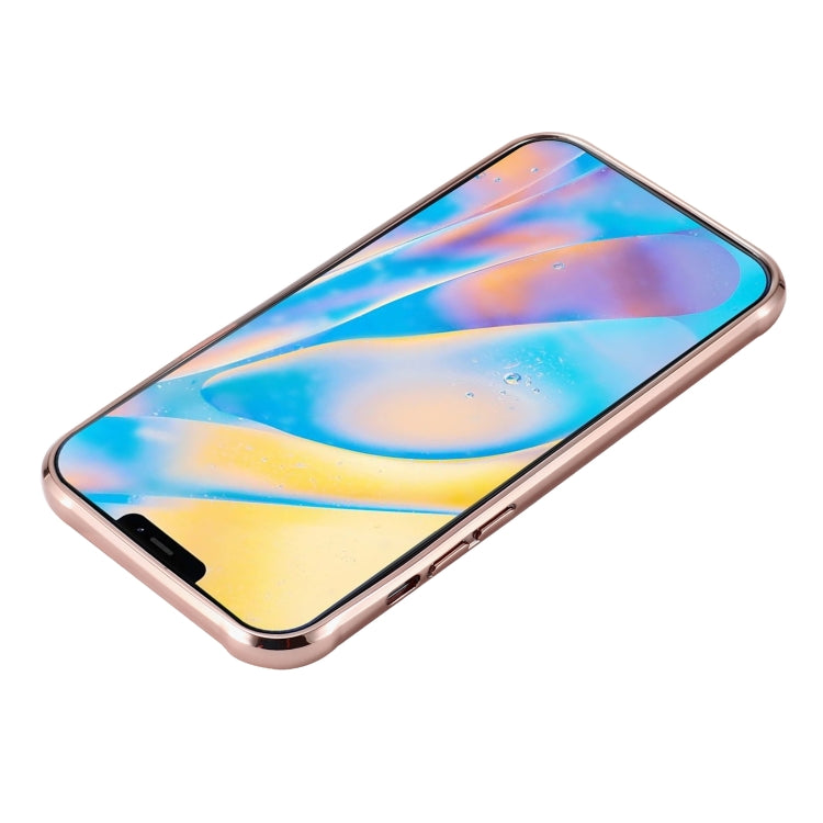 Estuche protector a prueba de golpes GEBEI Plating TPU, For iPhone 12 mini, For iPhone 12 / 12 Pro, For iPhone 12 Pro Max