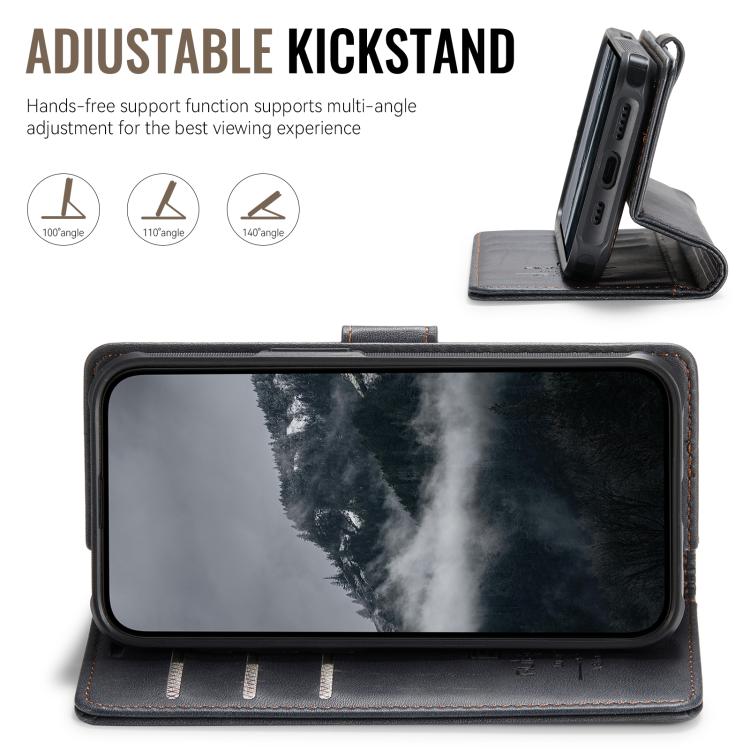 Funda magnética para teléfono AutSpace A05 2 en 1 con textura de piel de becerro retro y MagSafe, For iPhone 17e / 16e, For iPhone 17 Pro Max, For iPhone 17 Pro, For iPhone 17, For iPhone Air, For iPhone 16 Pro Max, For iPhone 16 Pro, For iPhone 16 Plu...