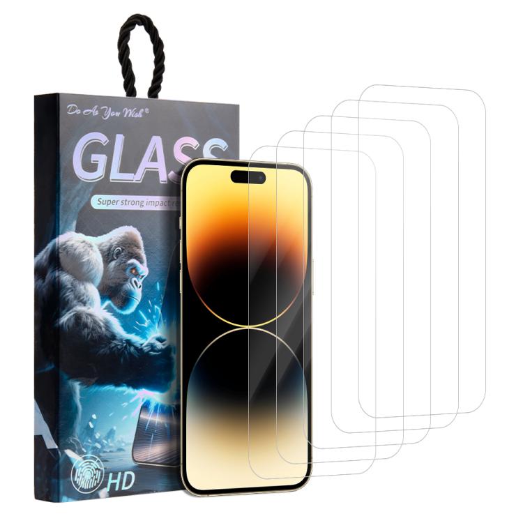 5 unidades/paquete de protector de pantalla de vidrio templado HD "Haz lo que quieras", For iPhone 17e / 16e, For iPhone 17 Pro Max, For iPhone 17 Pro, For iPhone 17, For iPhone Air, For iPhone 16 Pro Max, For iPhone 16 Pro, For iPhone 16 Plus         ...