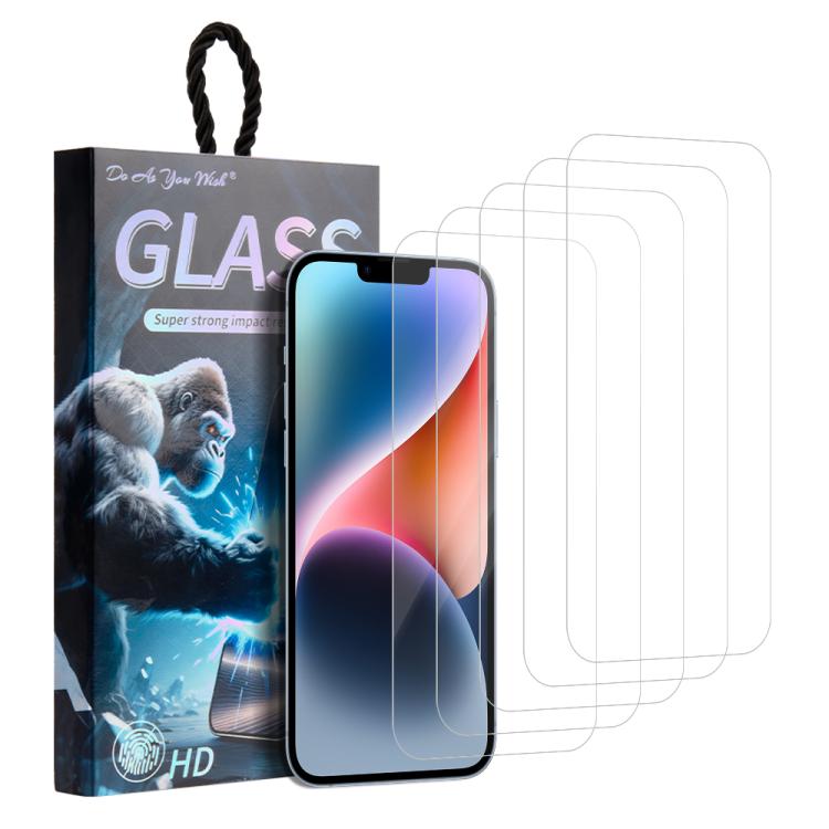 5 unidades/paquete de protector de pantalla de vidrio templado HD "Haz lo que quieras", For iPhone 17e / 16e, For iPhone 17 Pro Max, For iPhone 17 Pro, For iPhone 17, For iPhone Air, For iPhone 16 Pro Max, For iPhone 16 Pro, For iPhone 16 Plus         ...