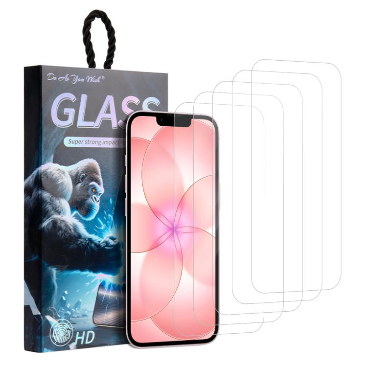5 unidades/paquete de protector de pantalla de vidrio templado HD "Haz lo que quieras", For iPhone 17e / 16e, For iPhone 17 Pro Max, For iPhone 17 Pro, For iPhone 17, For iPhone Air, For iPhone 16 Pro Max, For iPhone 16 Pro, For iPhone 16 Plus         ...