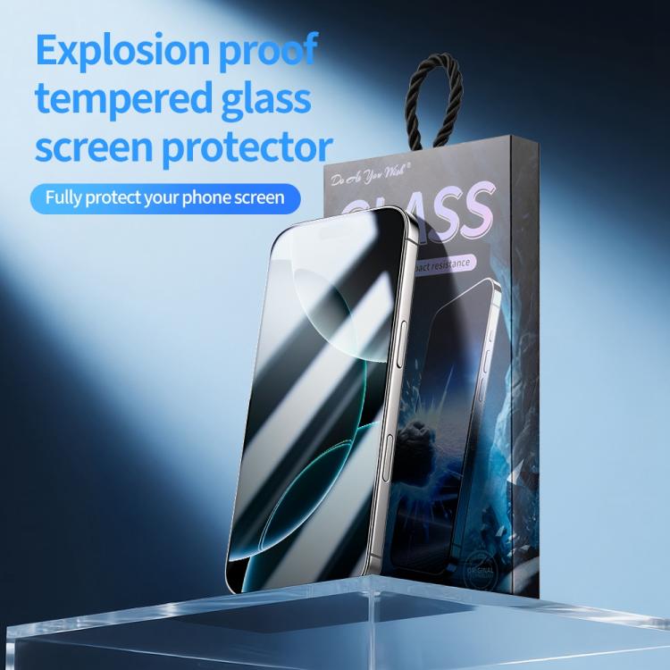 5 unidades/paquete de protector de pantalla de vidrio templado HD "Haz lo que quieras", For iPhone 17e / 16e, For iPhone 17 Pro Max, For iPhone 17 Pro, For iPhone 17, For iPhone Air, For iPhone 16 Pro Max, For iPhone 16 Pro, For iPhone 16 Plus         ...