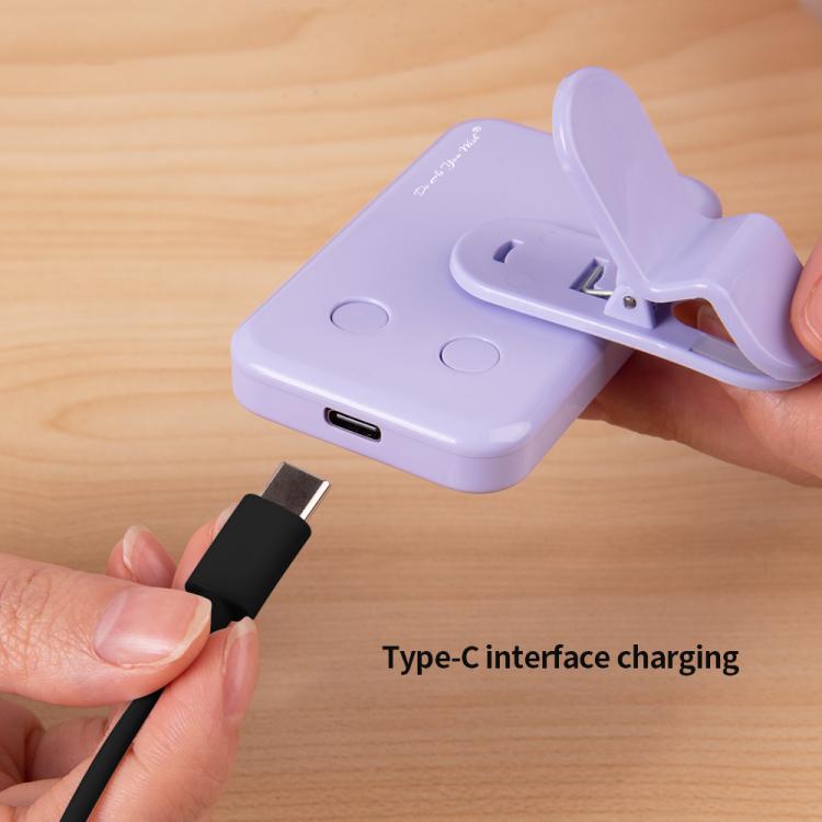 Mini foco de relleno portátil con clip, 200mAh