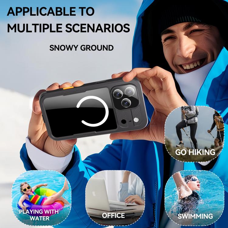 Funda para teléfono RedPepper con certificación IP68, resistente al agua y con triple protección MagSafe., For iPhone 17 Pro Max, For iPhone 17 Pro, For iPhone Air
