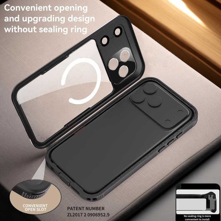 Funda para teléfono RedPepper con certificación IP68, resistente al agua y con triple protección MagSafe., For iPhone 17 Pro Max, For iPhone 17 Pro, For iPhone Air