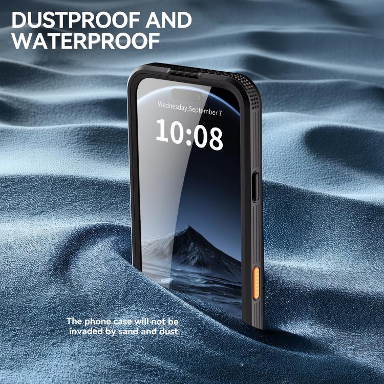 Funda para teléfono RedPepper con certificación IP68, resistente al agua y con triple protección MagSafe., For iPhone 17 Pro Max, For iPhone 17 Pro, For iPhone Air