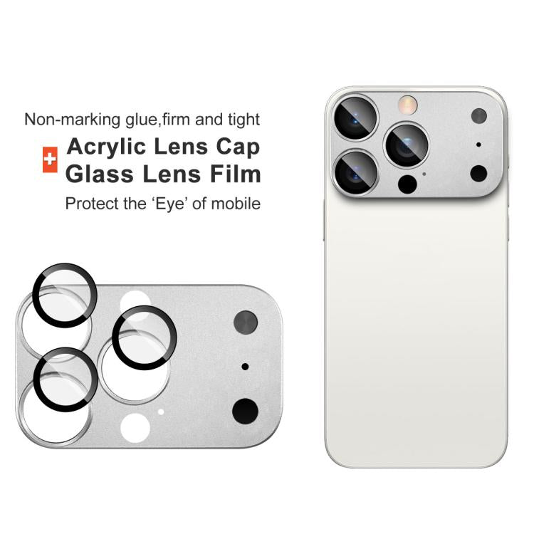 Película para lentes imak Magic Style, que imita la apariencia del iP17 Pro Max., For iPhone 15 Pro Max/16 Pro Max