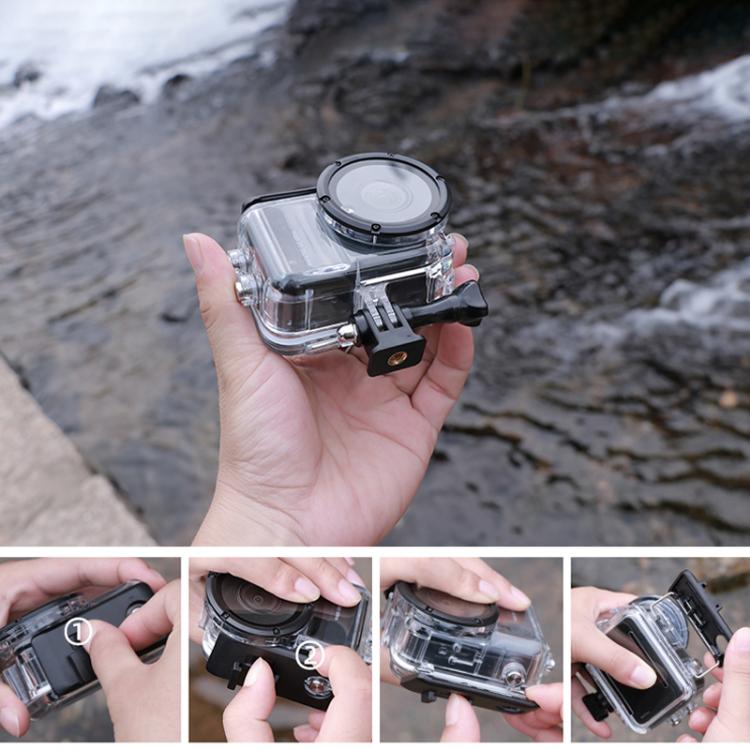 Carcasa impermeable Insta360 GO Ultra de 50 m, Body Diving Case, Body Charging Case Diving Case