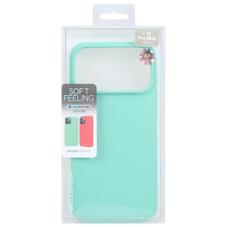 Funda para teléfono GOOSPERY SOFT FEELING de TPU líquido suave, For iPhone 17 Pro Max, For iPhone 17 Pro, For iPhone 17, For iPhone Air