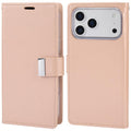 Funda para teléfono de piel con textura Crazy Horse de GOOSPERY RICH DIARY, For iPhone 17 Pro Max, For iPhone 17 Pro, For iPhone 17, For iPhone Air