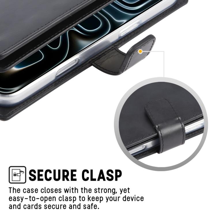 Funda de cuero para teléfono GOOSPERY MANSOOR DIARY con 9 ranuras para tarjetas, For iPhone 17 Pro Max, For iPhone 17 Pro, For iPhone 17, For iPhone Air