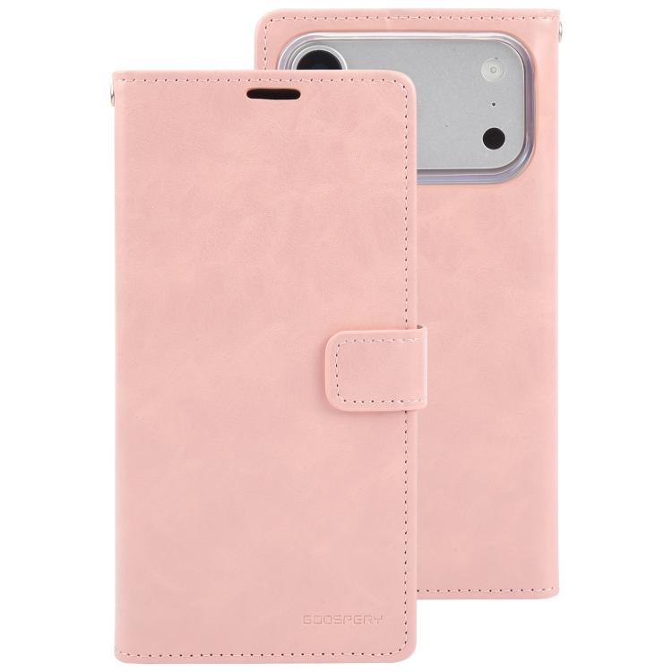 Funda para teléfono de piel con textura Crazy Horse de GOOSPERY BLUE MOON, For iPhone 17 Pro Max, For iPhone Air