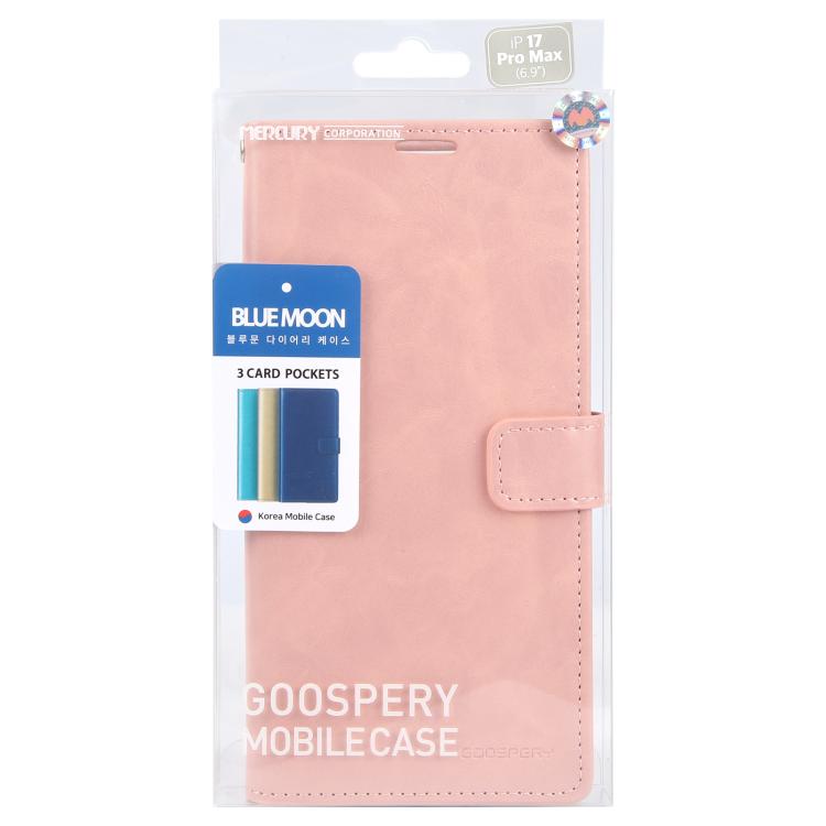 Funda para teléfono de piel con textura Crazy Horse de GOOSPERY BLUE MOON, For iPhone 17 Pro Max, For iPhone Air