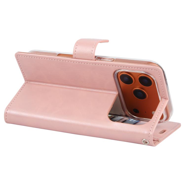 Funda para teléfono de piel con textura Crazy Horse de GOOSPERY BLUE MOON, For iPhone 17 Pro