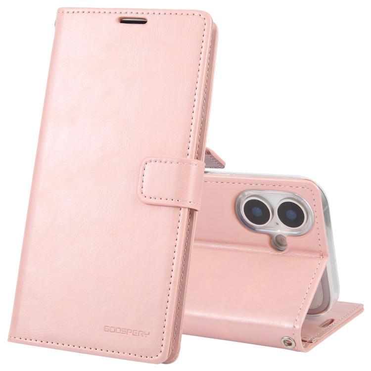 Funda para teléfono de piel con textura Crazy Horse de GOOSPERY BLUE MOON, For iPhone 17