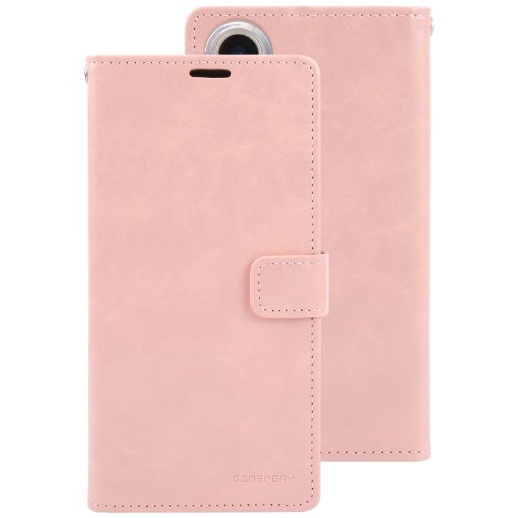 Funda para teléfono de piel con textura Crazy Horse de GOOSPERY BLUE MOON, For iPhone 17