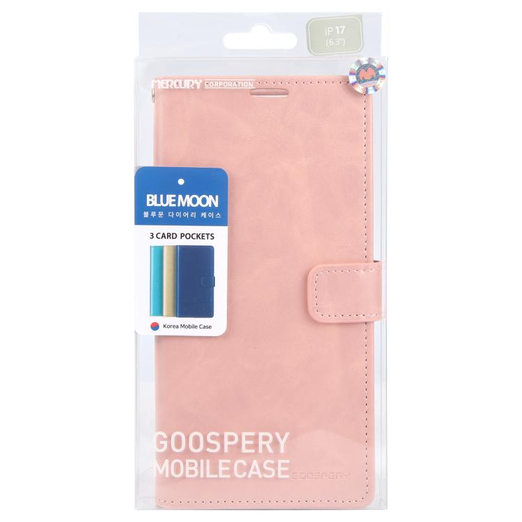 Funda para teléfono de piel con textura Crazy Horse de GOOSPERY BLUE MOON, For iPhone 17
