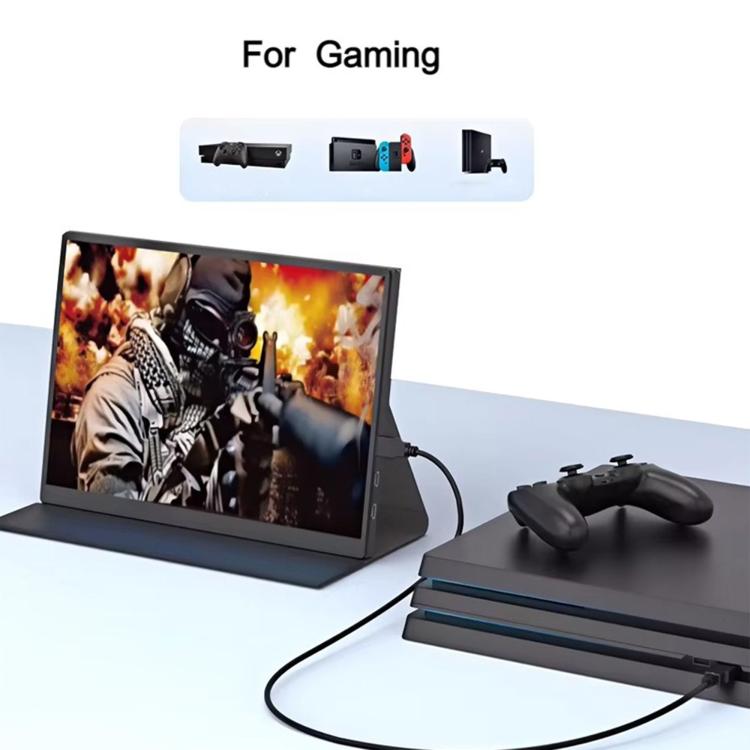 Monitor portátil IPS P105A01D de 10,5 pulgadas con extensión HD/Tipo-C y enchufe estadounidense., 10.5 inch